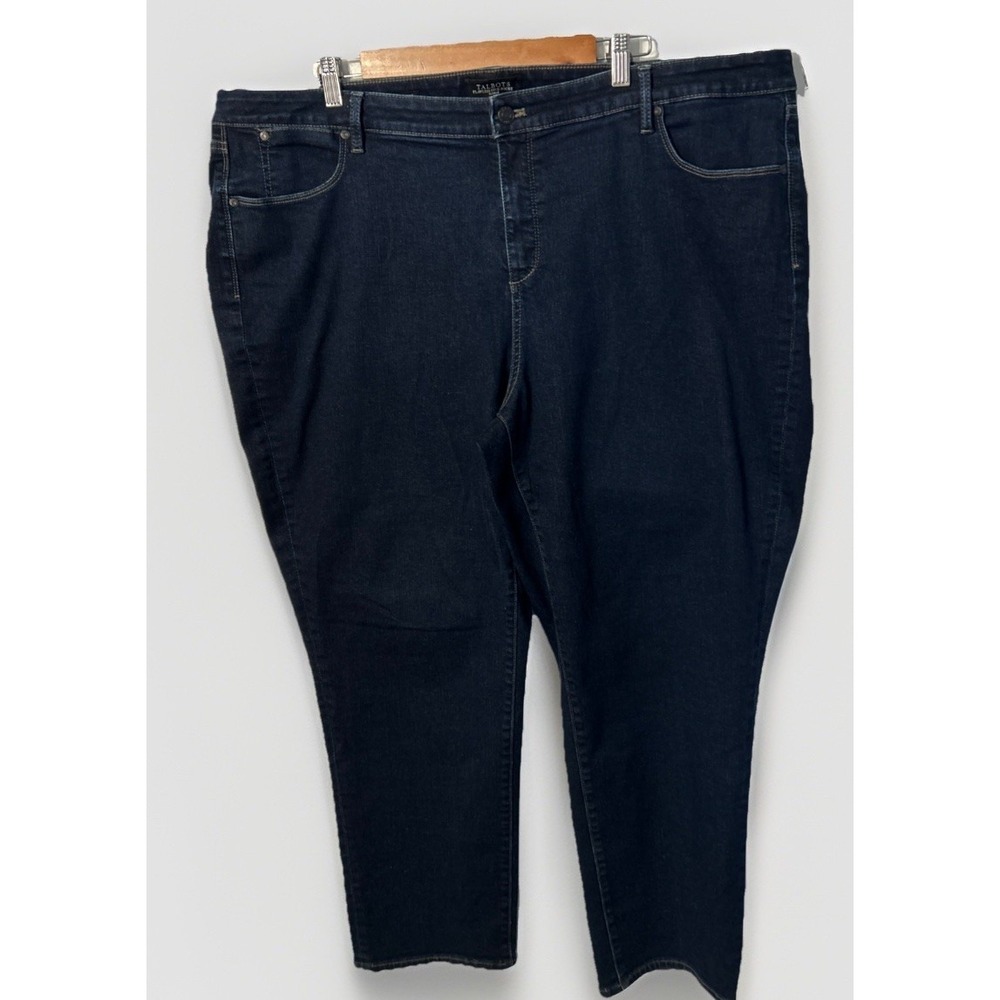Women's Talbots Flawless Five Pocket Slim Ankle  Jeans No Pilling Plus Sz 24 24W